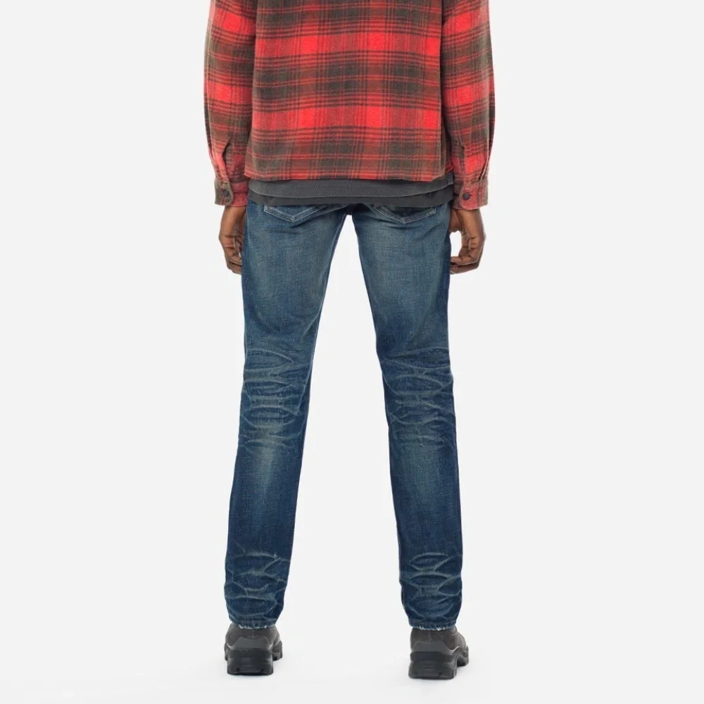 John Elliot The Daze Nimbus Mens Jeans Blue Size 36 Button Fly Luxury Designer - Picture 5 of 14